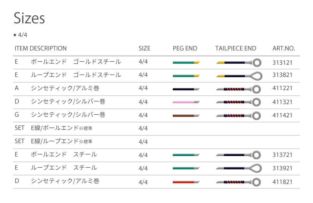 Obligato（E線/スチール）VN | 【クロサワ楽器店オンラインショップ】いい楽器とのいい出会いを。クロサワ楽器店通販サイト